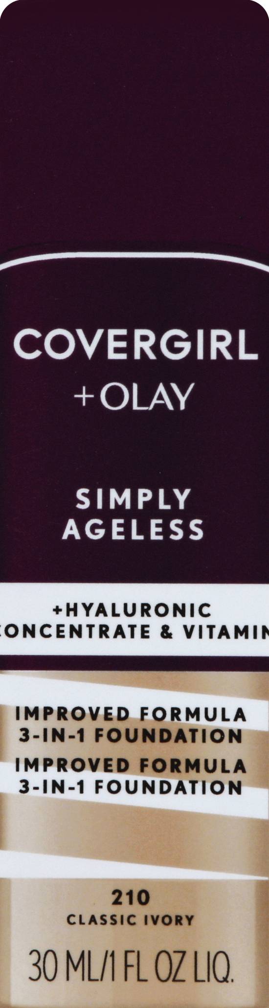 Covergirl Olay Simply Ageless 3-in-1 Foundation Classic Ivory 210