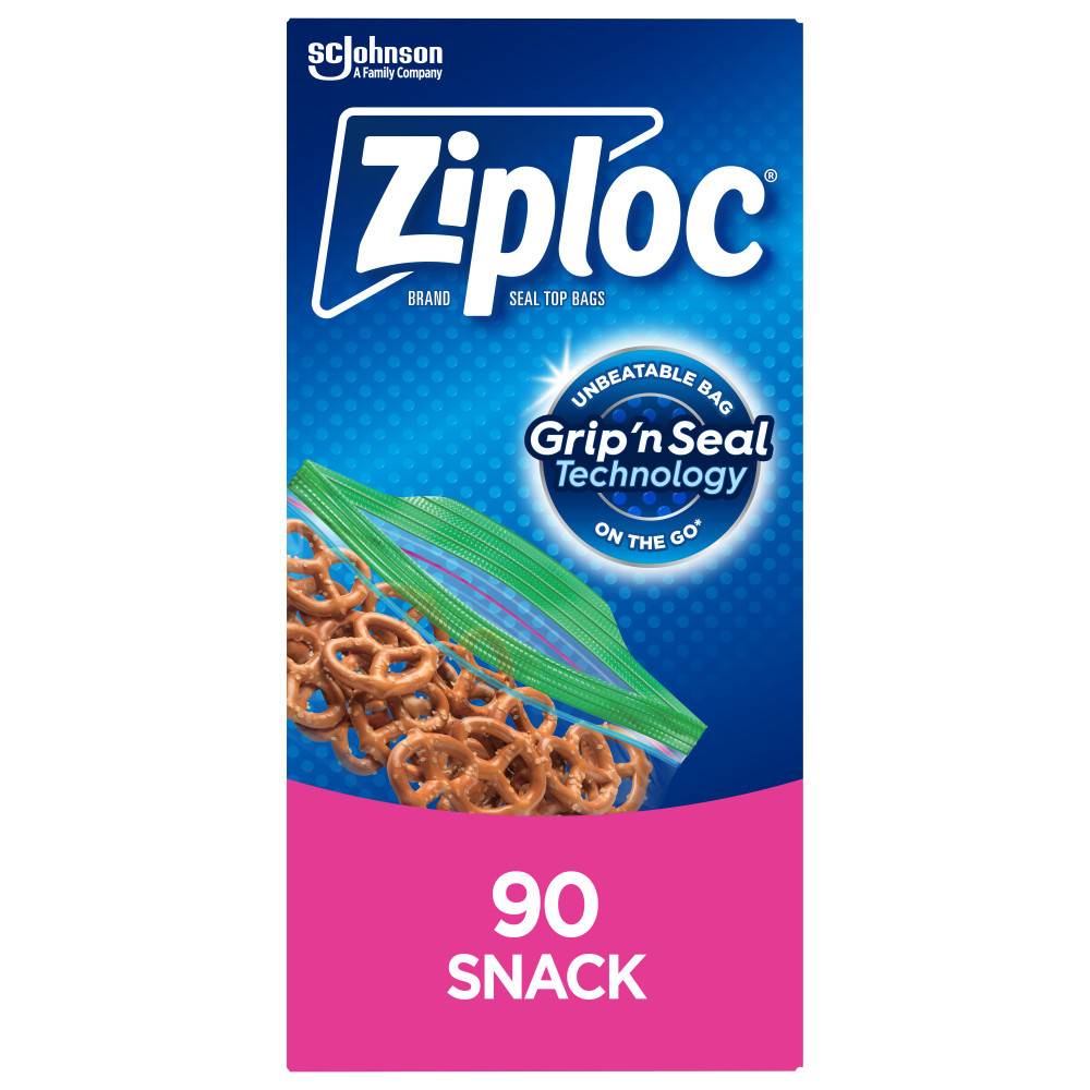 Ziploc Grip'n Seal Snack Bags