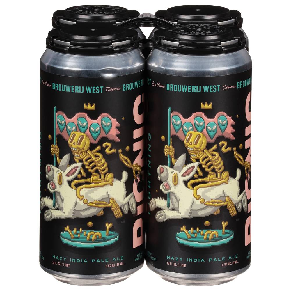 Brouwerij West Picnic Lightning Ipa Beer (16 fl oz)