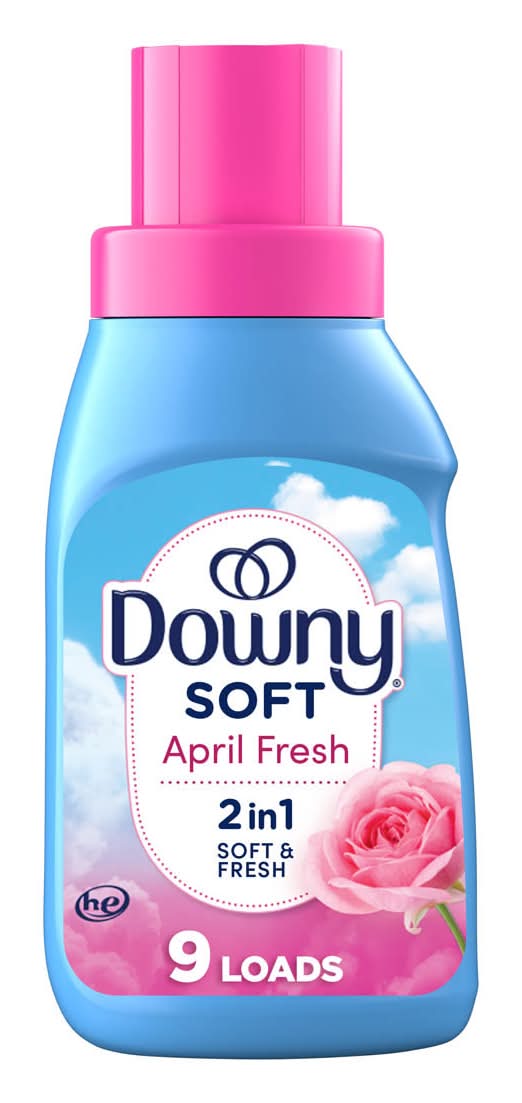 Downy 2 In 1 Soft & Fresh Liquid Fabric Conditioner, April Fresh (8 fl oz)