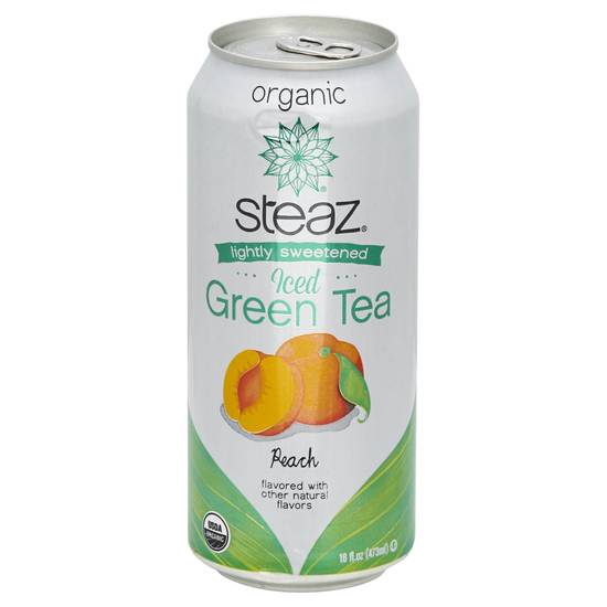Steaz Peach Green Tea (16 fl oz)
