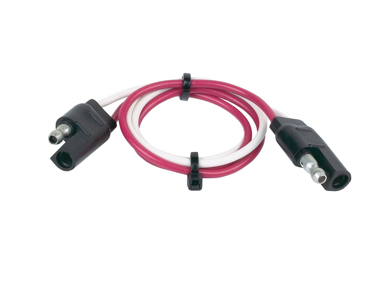 Hopkins 12-Inch 2-Flat Trailer Electrical Connector for RVs - Corrosion Resistant Terminals, 12-Volt Accessories | 47965