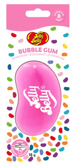 Jelly Belly Bubblegum, Hanging Gel Car Air Freshener (18g)