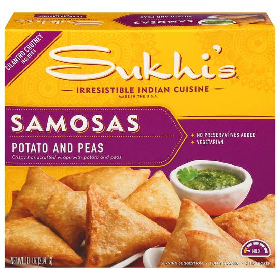Sukhi's Potato and Peas Samosas