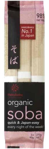 Hakubaku Organic Soba 90g