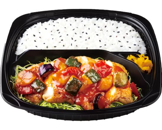 旨トマトチキンステーキ弁当 Savory tomato chicken steak lunch box