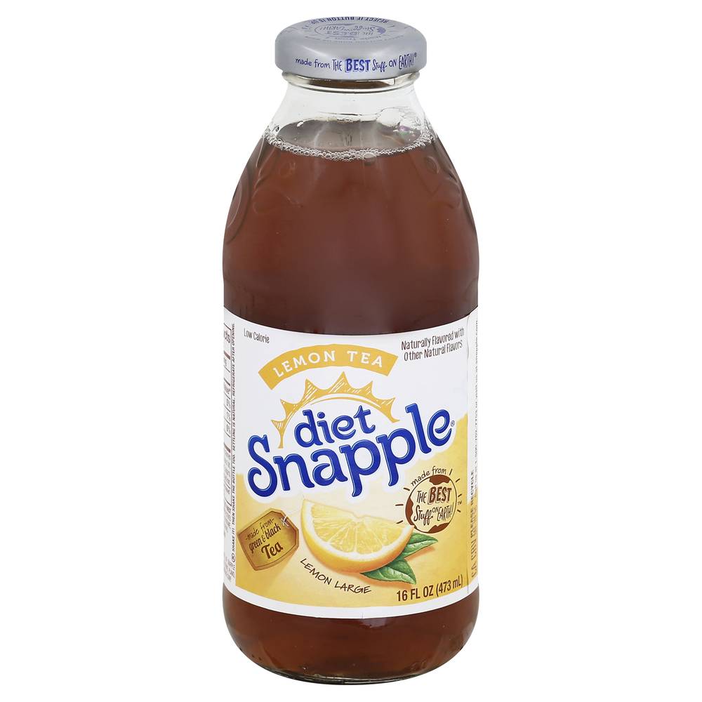 Snapple Diet Lemon Green & Black Tea (16 fl oz)