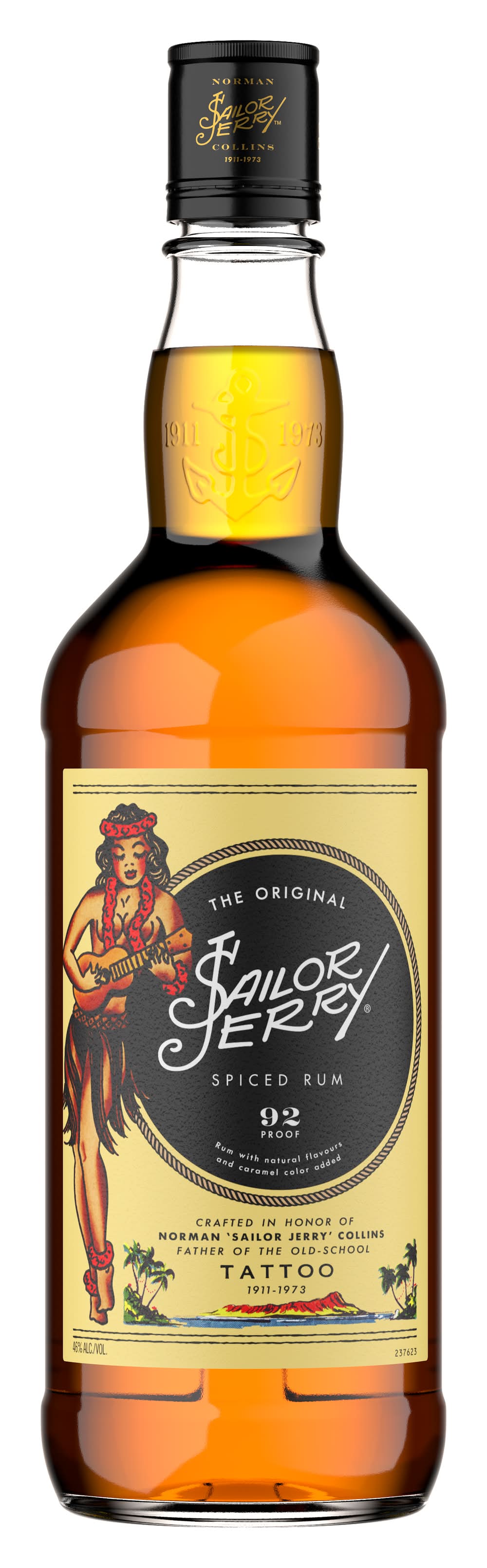 Sailor Jerry Tattoo Spiced Rum 92 Proof (750 ml)