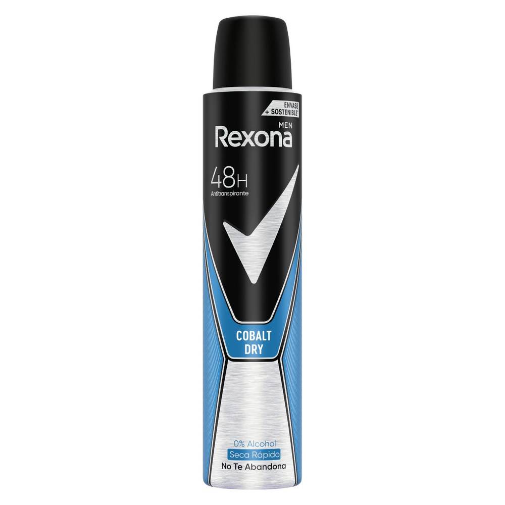 Desodorante Men REXONA cobalt dry spray 200 ml