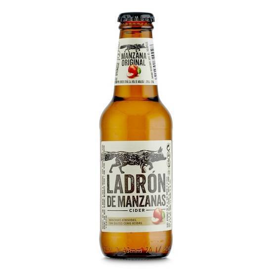 Sidra de manzana Ladrón de manzanas botella 25 cl