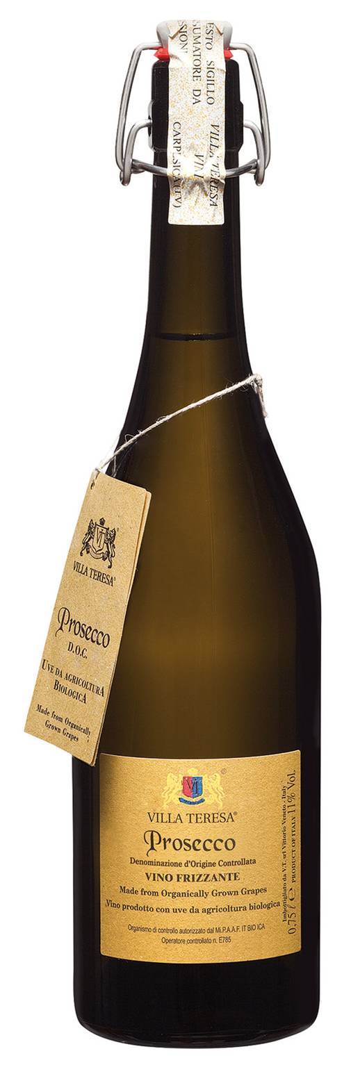 Villa Teressa Organic Prosecco (750 ml) - 11.0% ABV