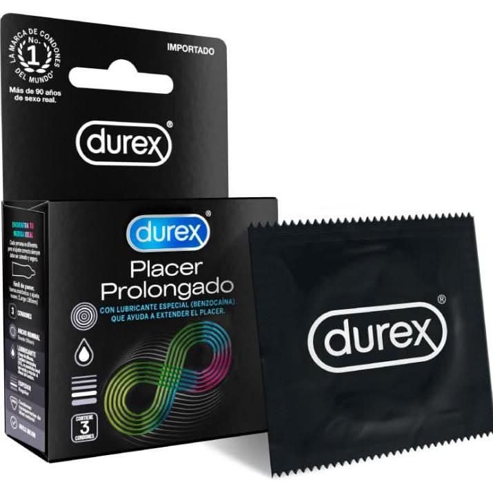 Preservativo Durex Placer Prolongado 3 Un