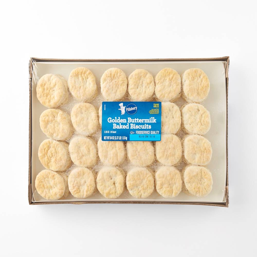 Pillsbury(TM) Baked Biscuits Golden Buttermilk 2.25oz - 24 ct (24 Units)