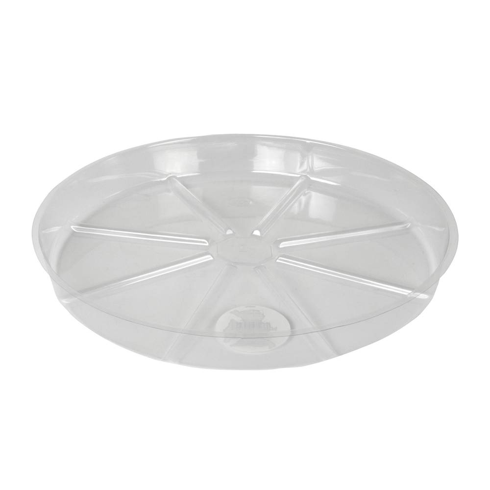 Gardener's Blue Ribbon 12-in Clear Plastic Plant Saucer | TS12