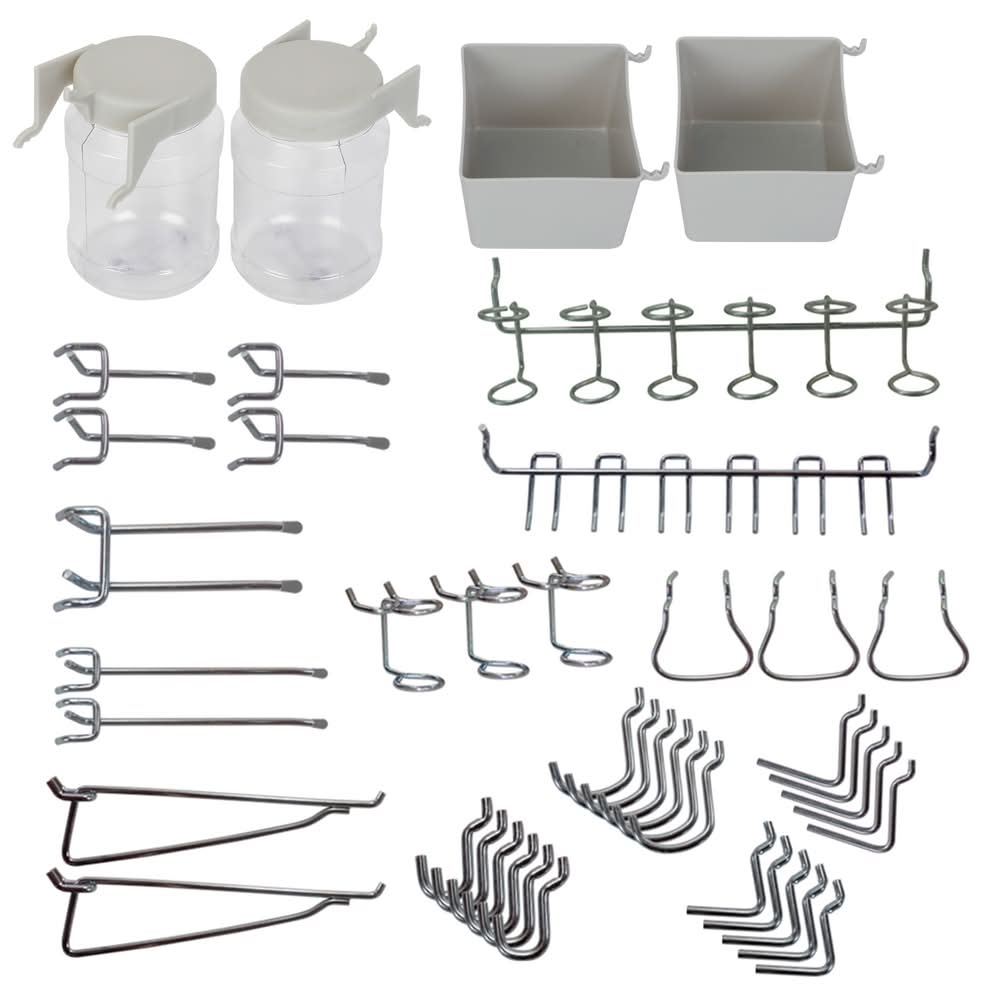 Project Source 43 -Piece Steel Pegboard hook in Silver
