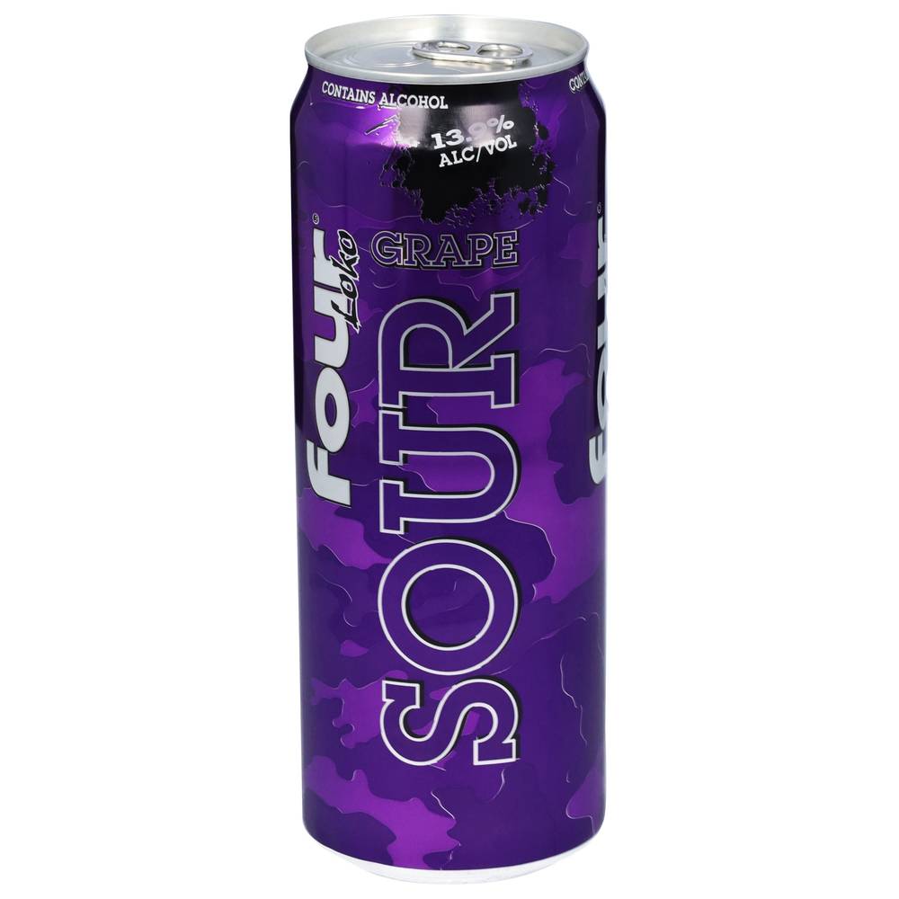 Four Loko Grape Sour Beer (23.5 fl oz)