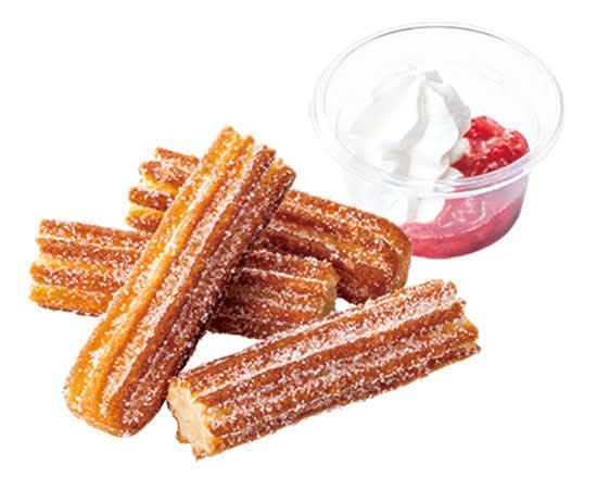 ディップチュロ ごろっと苺 Churros with Chunky Strawberry Sauce