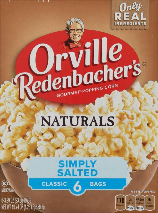 Orville Redenbacher's Naturals Simply Salted Popping Corn