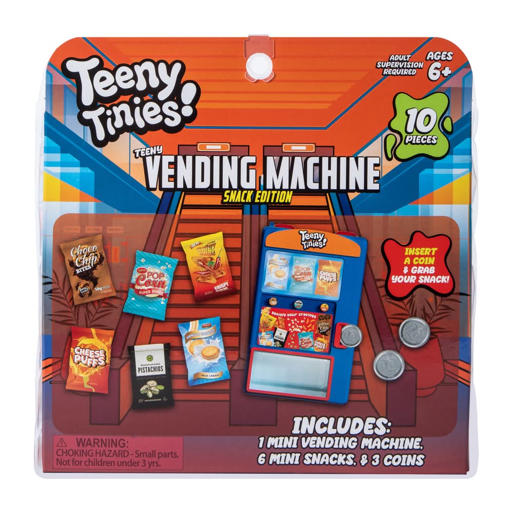 Teeny Tinies Vending Machine Playset Beverage Edition