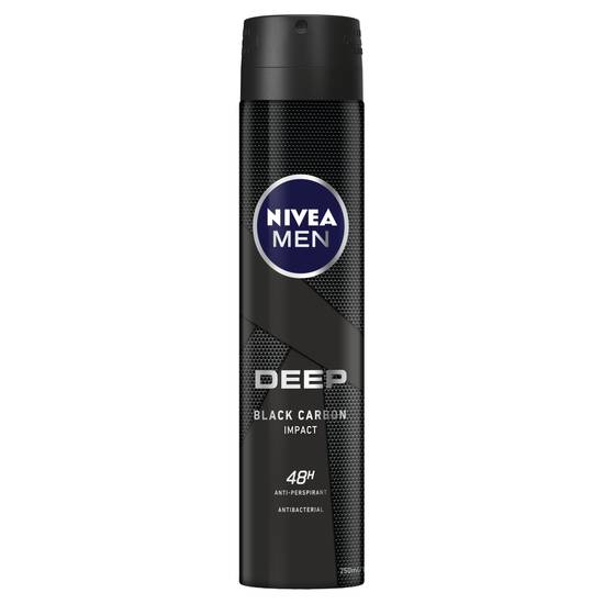 Nivea Men Deep Aerosol Antiperspirant Deodorant 250ml