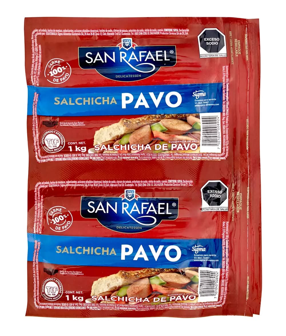 San Rafael · Delicatessen salchicha de pavo (1 kg)