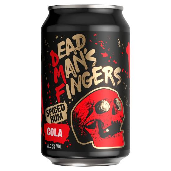 Dead Man's Fingers Spiced Rum & Cola (330ml)