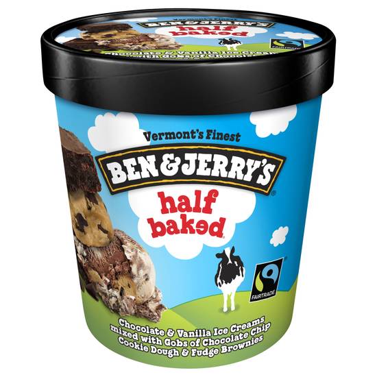 Ben & Jerry's Half Baked Chocolate and Vanilla Ice Cream