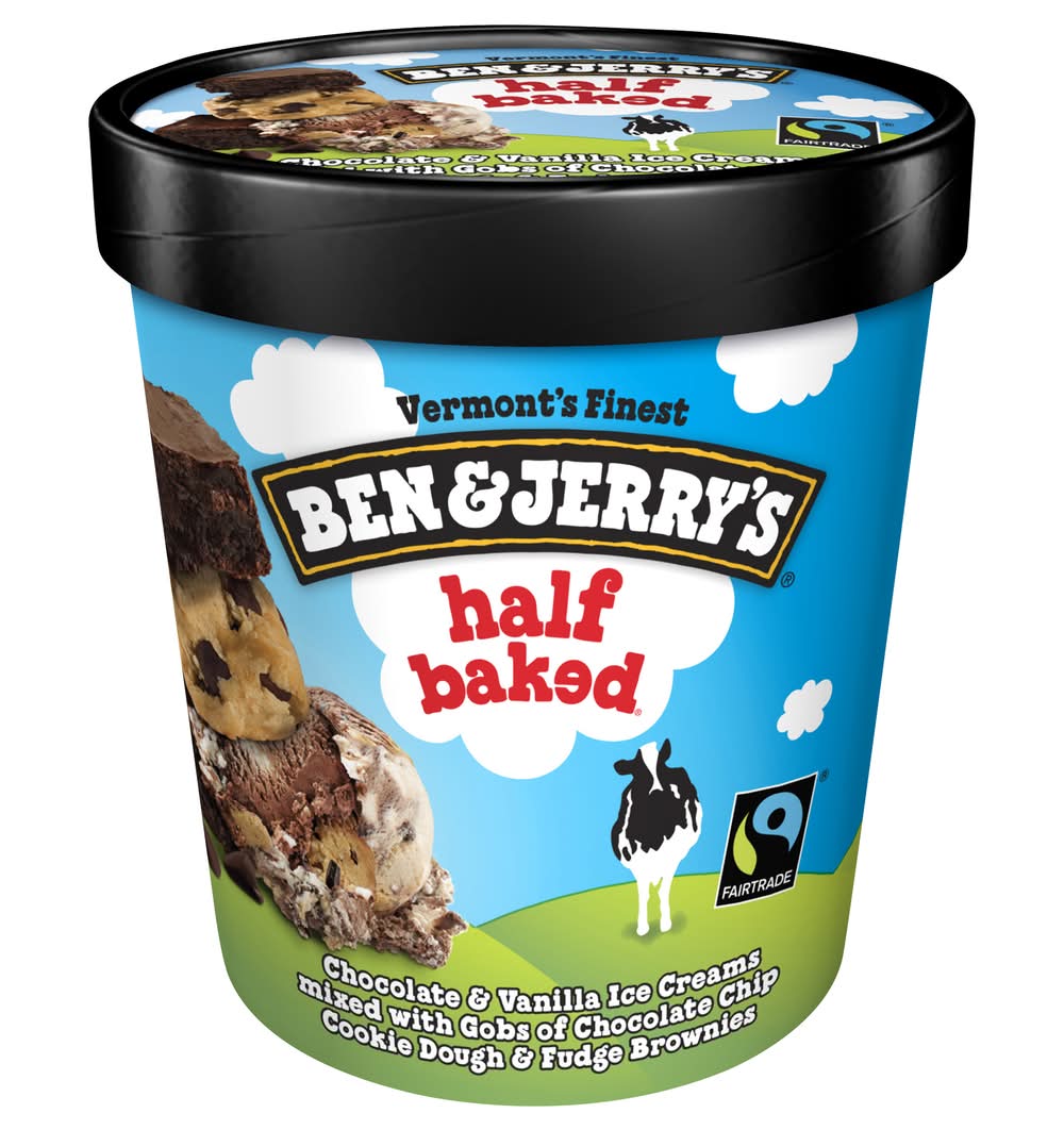Ben & Jerry's Vermont's Finest Ice Cream, Half Baked (16 fl oz)