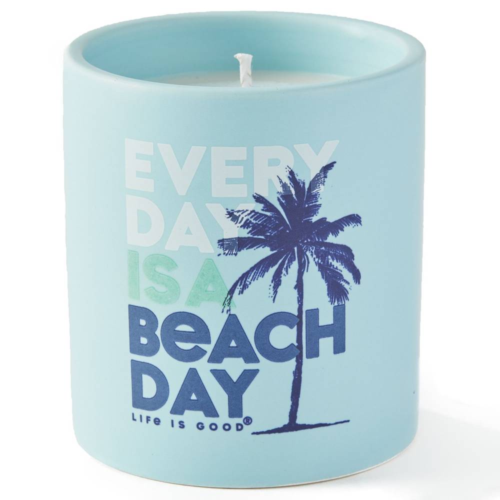 Life is Good Candle, Every Day Is A Beach Day, 12 oz