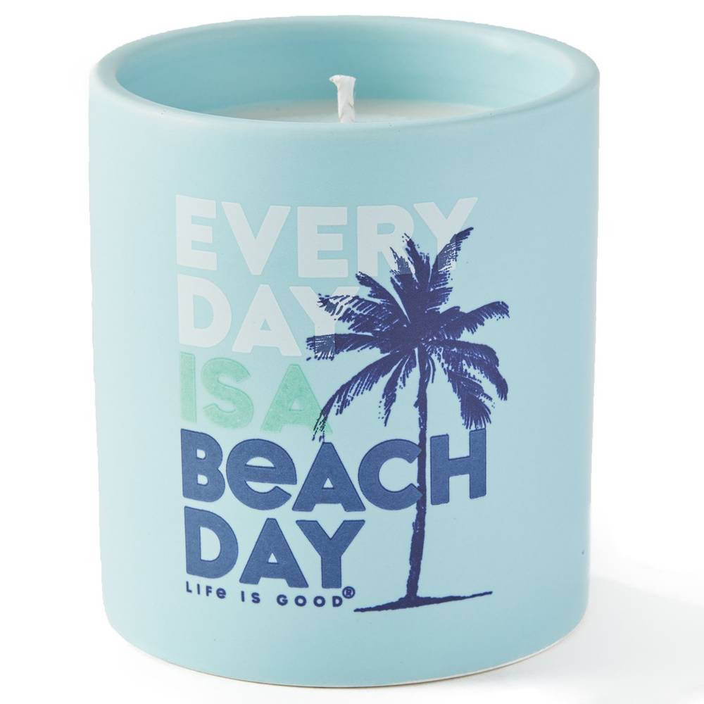 Life Is Good Candle, Every Day Is A Beach Day, 12 Oz