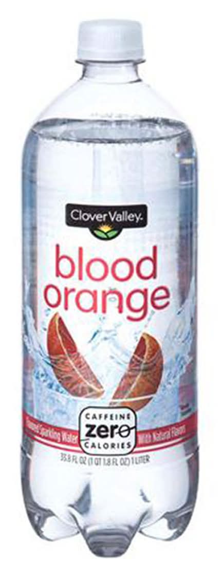 Clover Valley Sparkling Water, Blood Orange (33.8 fl oz)