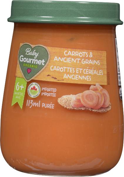 Baby Gourmet Organic Jar Ancient Grains, Carrot (208 g)
