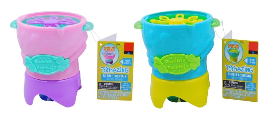 Toymazing Battery Operated Light up Bubble Blowing Fountain