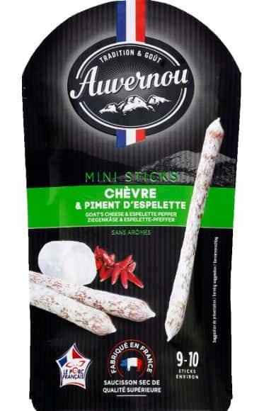 Auvernou - Mini sticks saucisson sec chèvre & piment d'espelette (10)