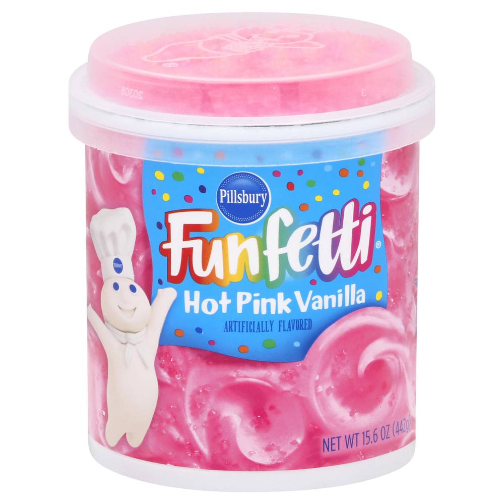 Pillsbury Funfetti Hot Pink Vanilla Frosting