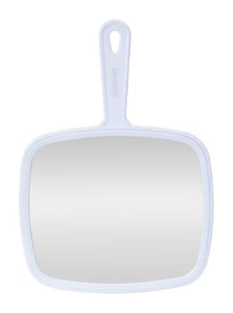 Large Handle Mirror White