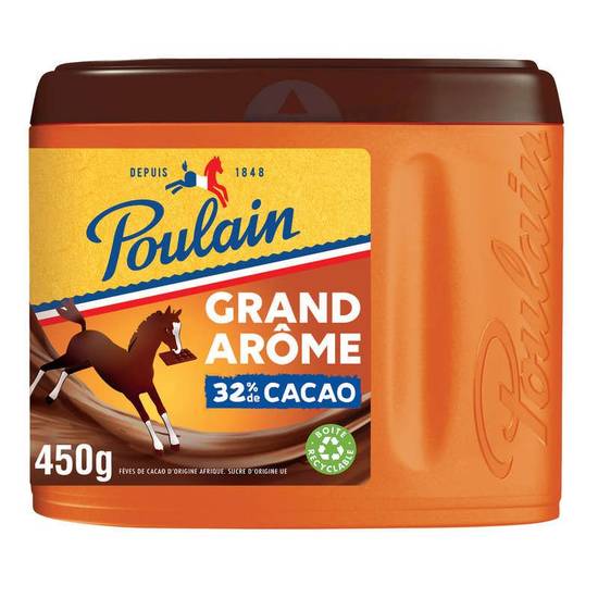 Chocolat en Poudre Grand Arôme 32% 450g Poulain