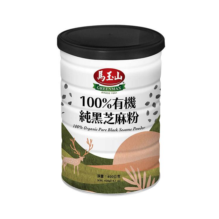 馬玉山100%有機純黑芝麻粉400g#332223