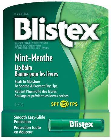 Blistex Mint Lip Balm Sunscreen Protectant (10 g)