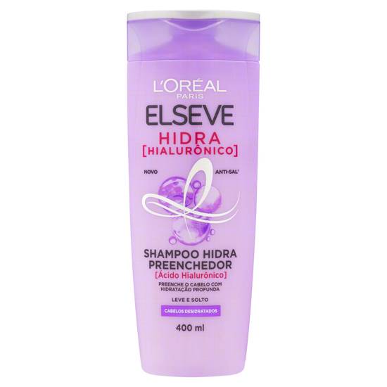 L'oréal paris shampoo preenchedor hidra elseve (400ml)