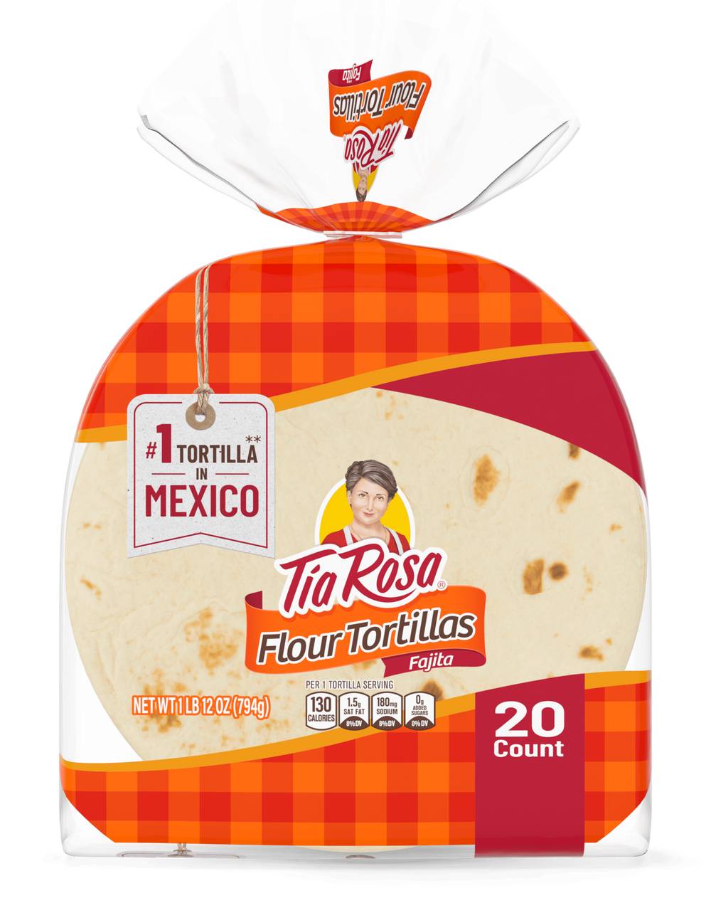 Tia Rosa Homestyle Flour Tortillas (794 g, 20 ct)
