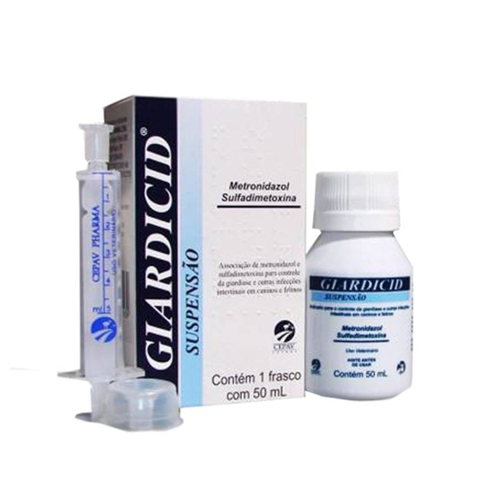 Cepav medicamento giardicid suspensão (50ml)