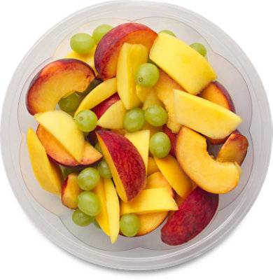 Fruit Bowl Peach Nectarine Mango Grape - Ea