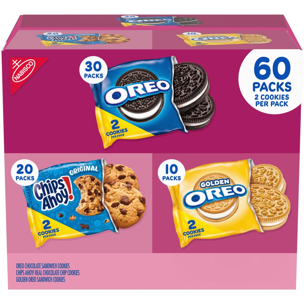Nabisco Assorted Cookies (46.6 oz, 60 ct)