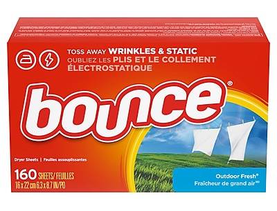 Bounce Dryer Sheets, Outdoor Fresh Scent, 160/Sheets (80168)