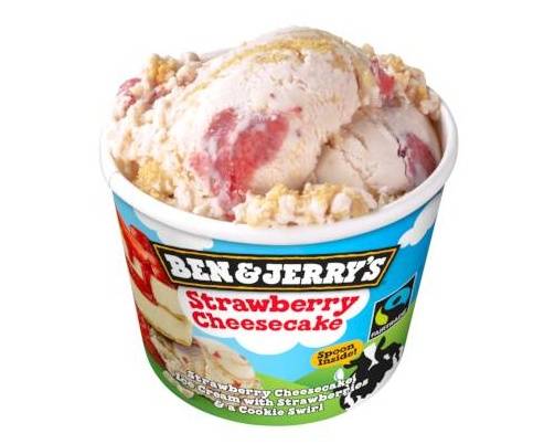 Gelado Ben & Jerry STRAWBERRY CHEESECAKE 100ml