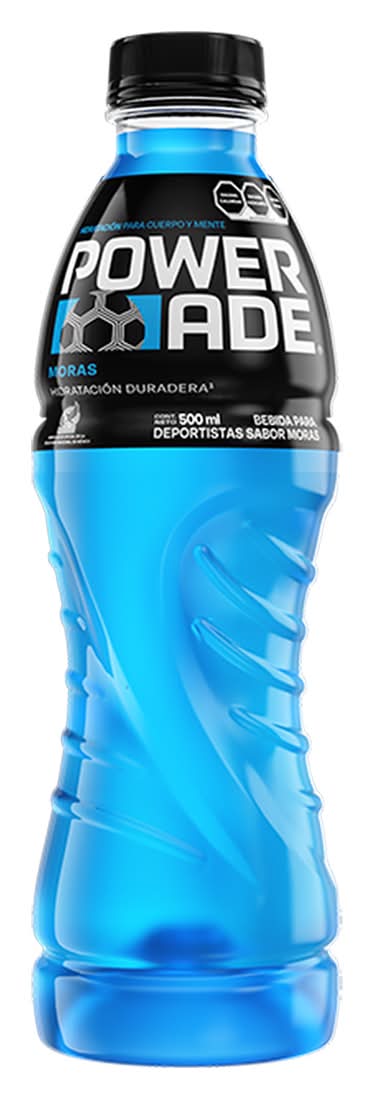 Powerade · Bebida hidratante para deportistas, moras (600 ml)