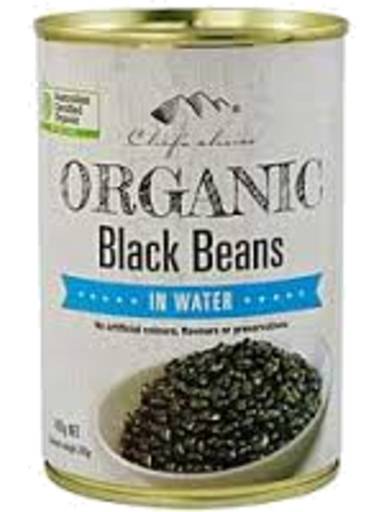 Chef's Choice Organic Black Beans (can) (400g)