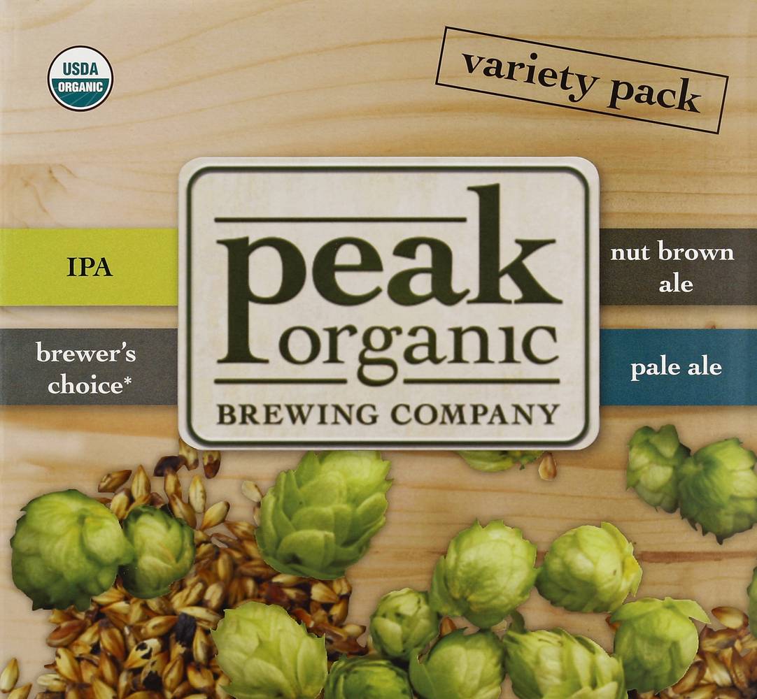 Peak Organic Brewing Company Organic Variety pack (12 x 12 fl oz)