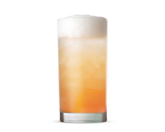 Rainbow Sherbet Lemonade Energy Drink with Coconutmilk Cold Foam